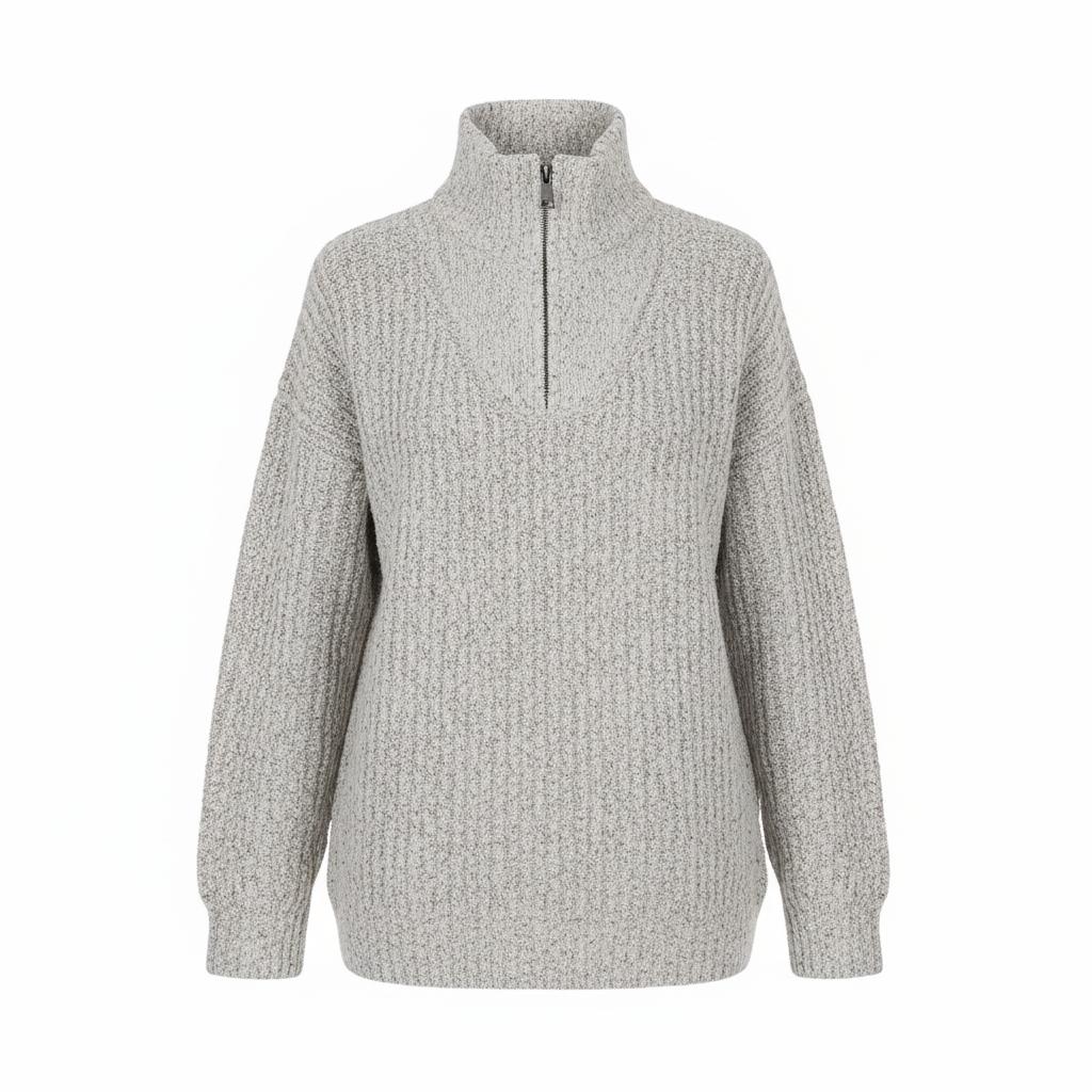 Arganate | Klasyczny sweter z eleganckimi detalami