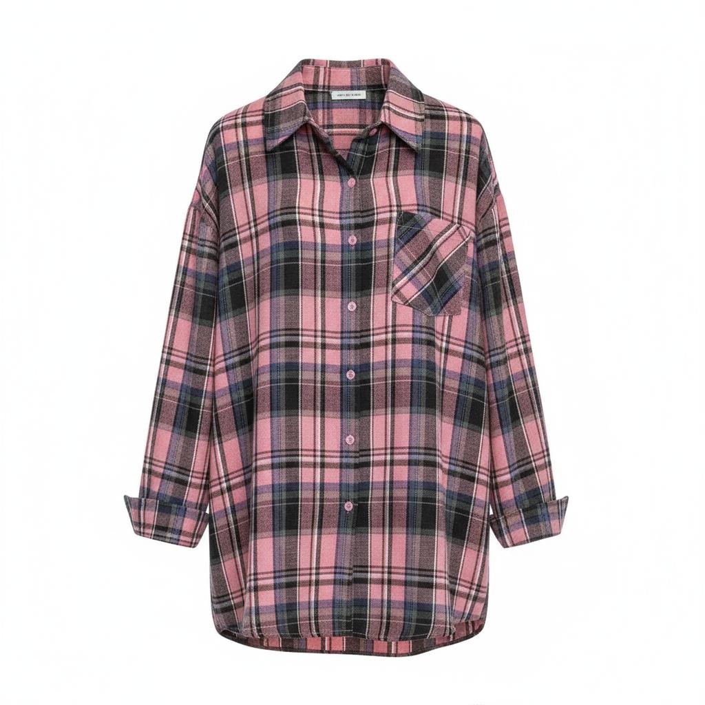 Arganate | Koszula flanelowa w kratę zapinana na guziki