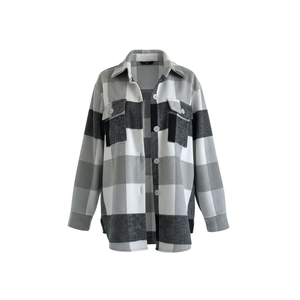 Arganate | Koszula flanelowa w kratkę z długim rękawem