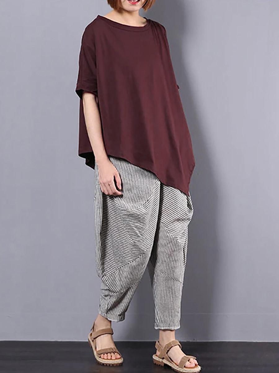 Arganate | Luźna bluzka z nieregularnym dołem