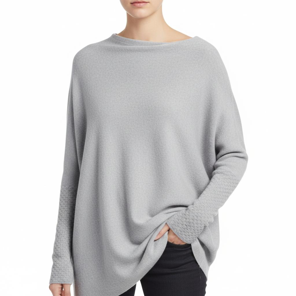 Arganate | Luźny sweter z kołnierzem typu swing