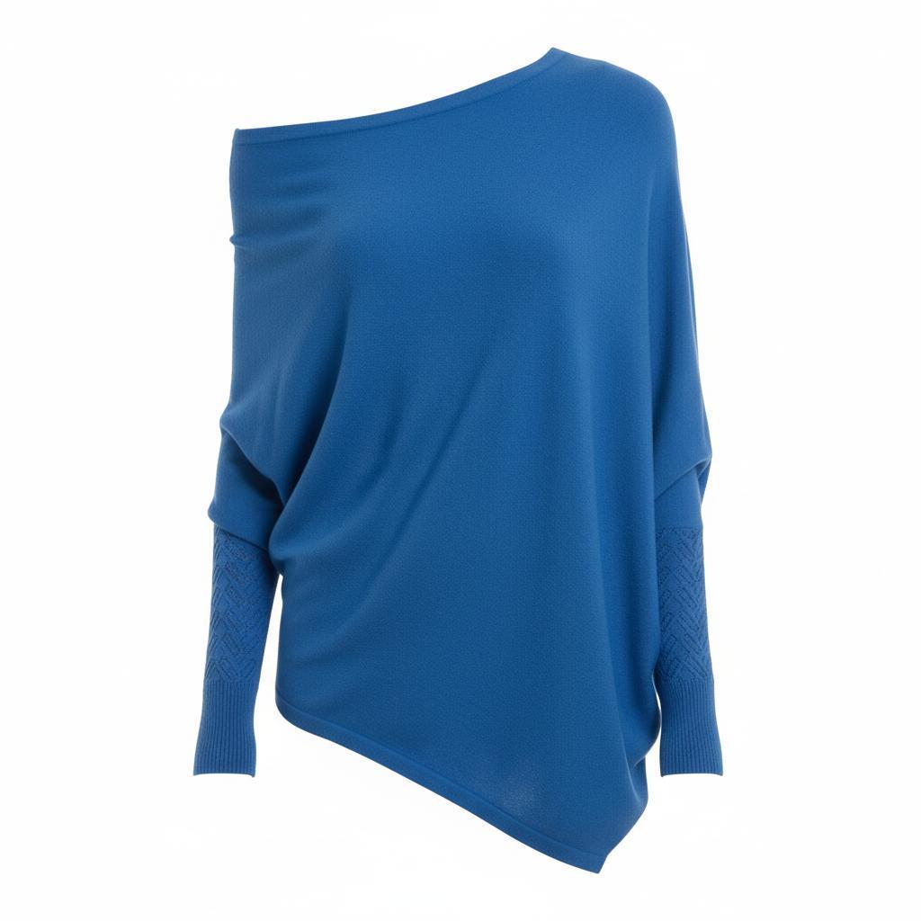 Arganate | Luźny sweter z kołnierzem typu swing