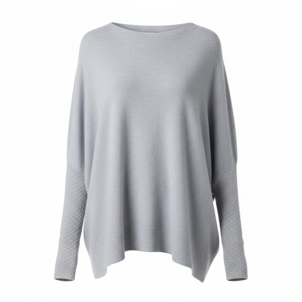 Arganate | Luźny sweter z kołnierzem typu swing