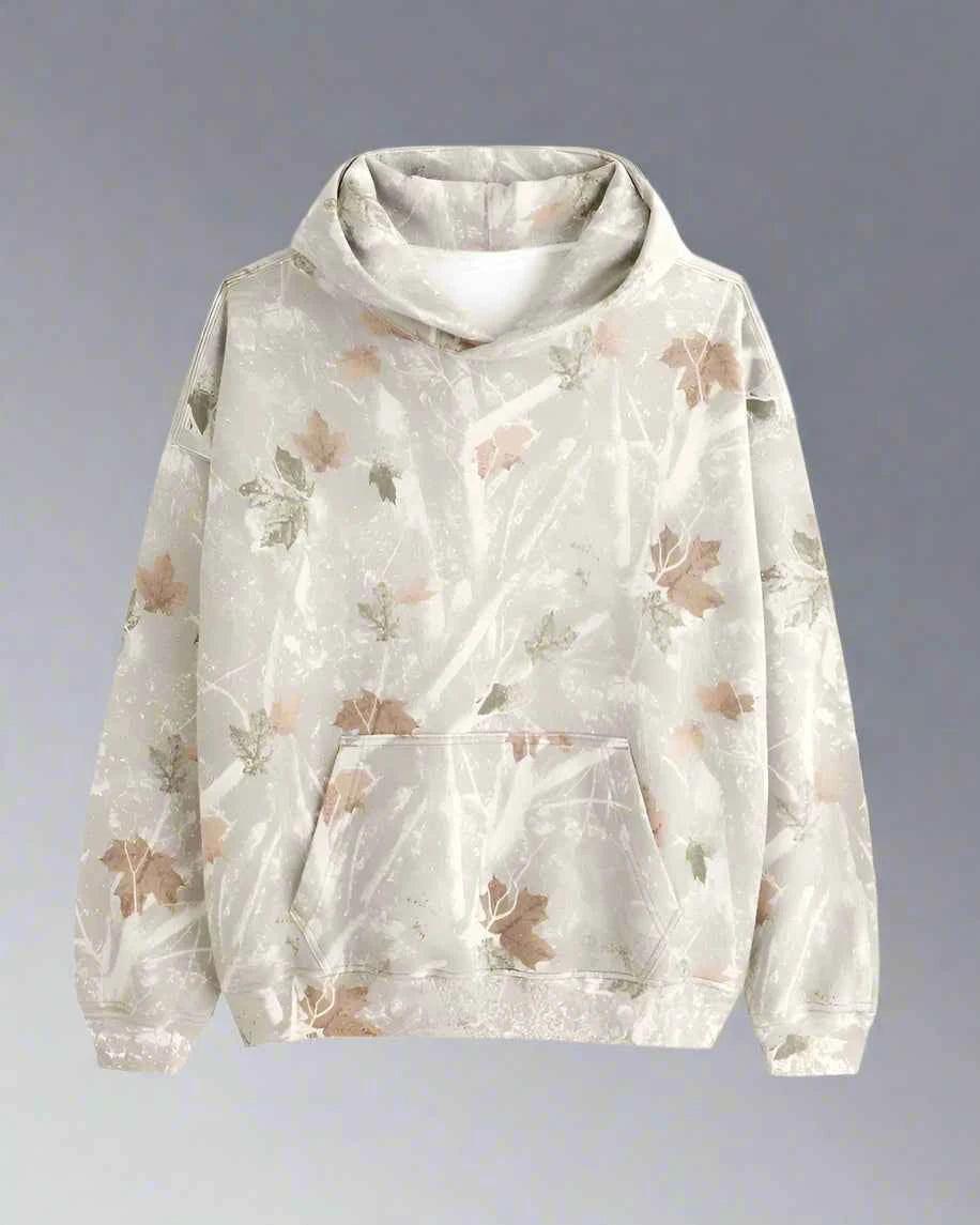 Arganate | Oversize bluza z kapturem w kamuflażu