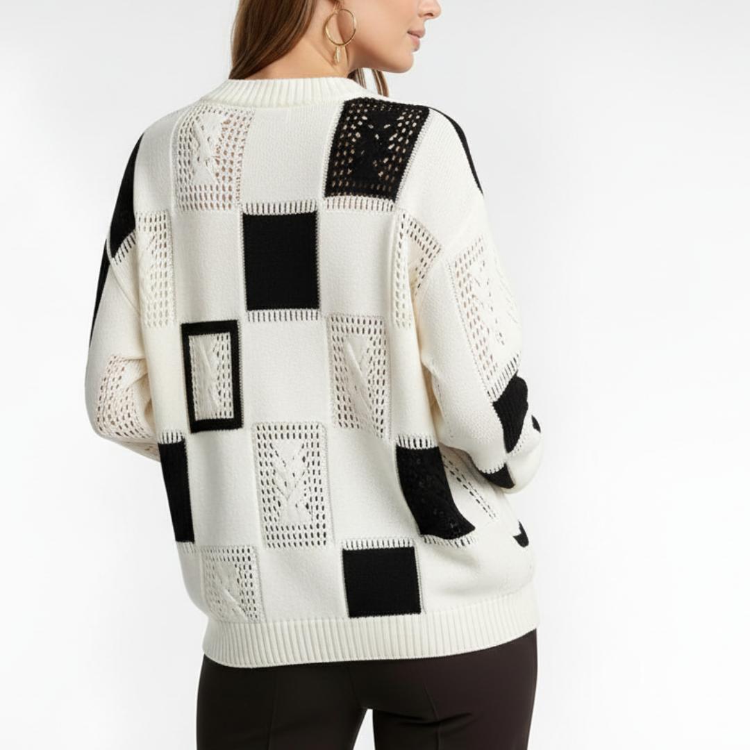 Arganate | Stylowy, dopasowany zimowy sweter