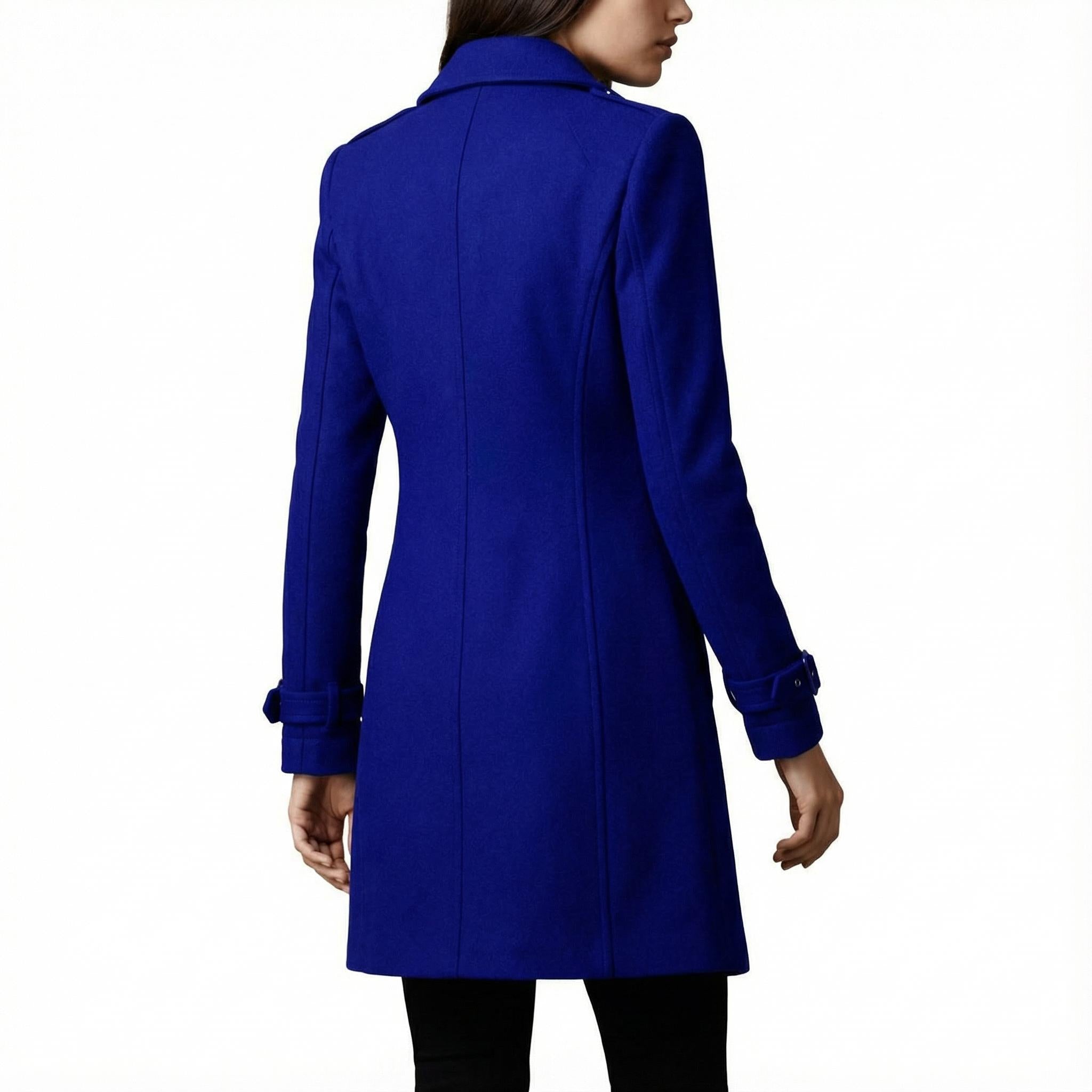 Nowoczesny, lekki wełniany płaszcz typu trencz - Elegancka odzież wierzchnia premium