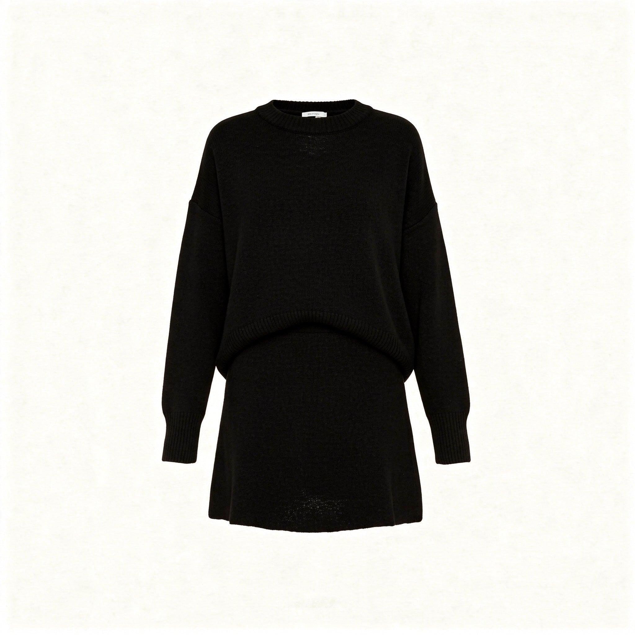 Arganate | Dzianinowy komplet składający się ze spódnicy i swetra