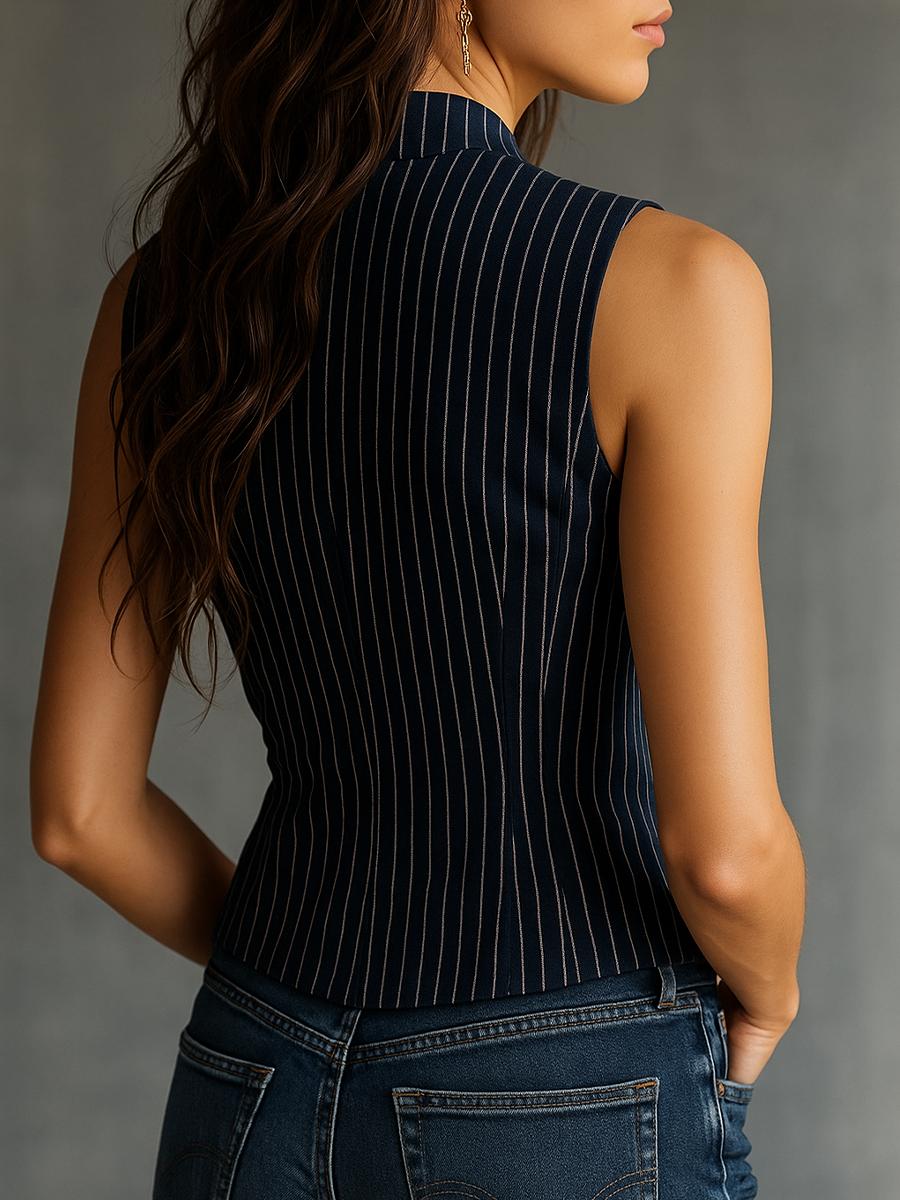 Arganate | Kamizelka Henley w paski