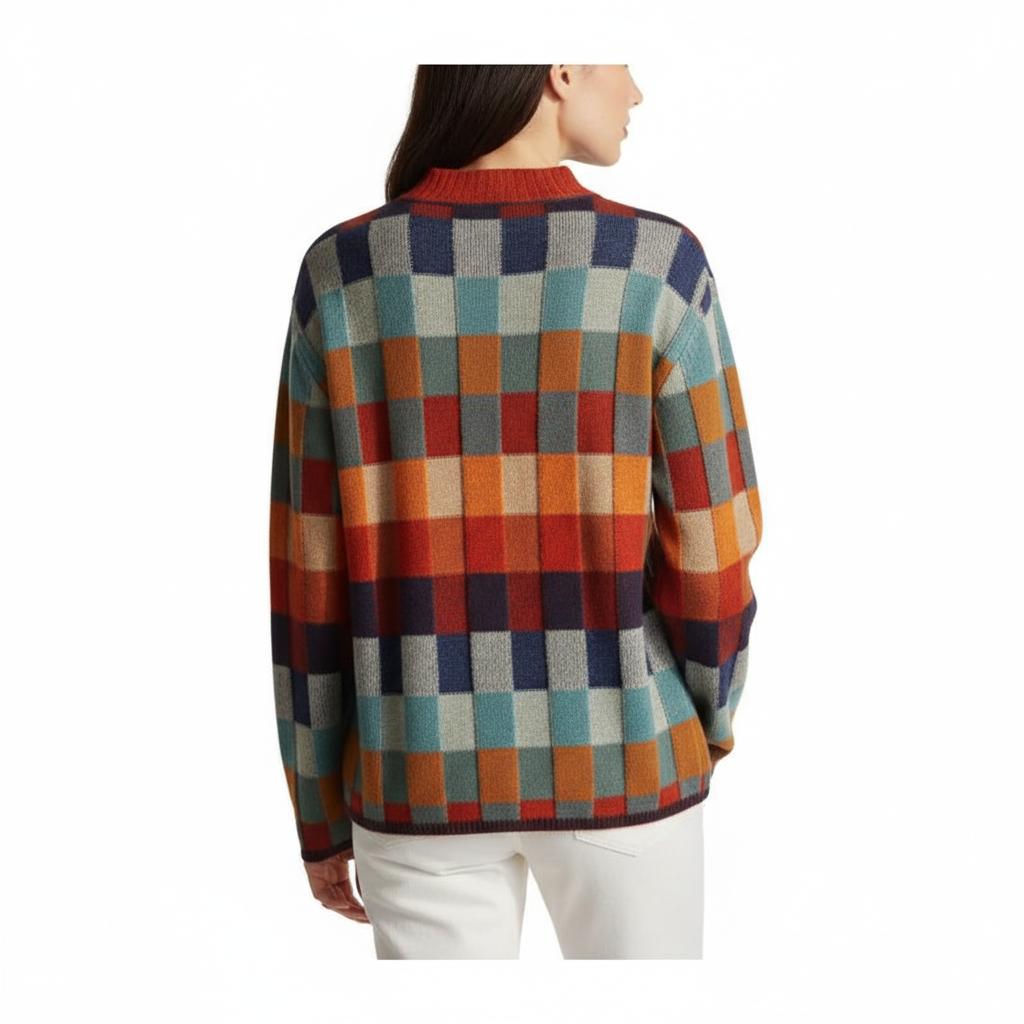 Arganate | Kraciasty sweter z wełny merynosów