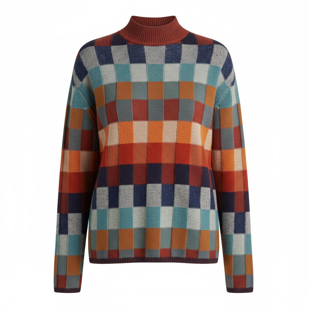 Arganate | Kraciasty sweter z wełny merynosów