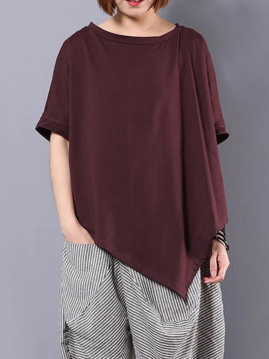 Arganate | Luźna bluzka z nieregularnym dołem