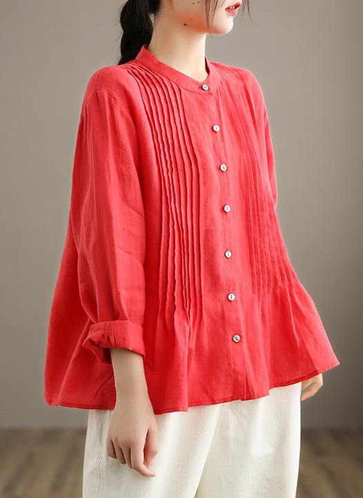 Arganate | Luźna lniana bluzka-tunika