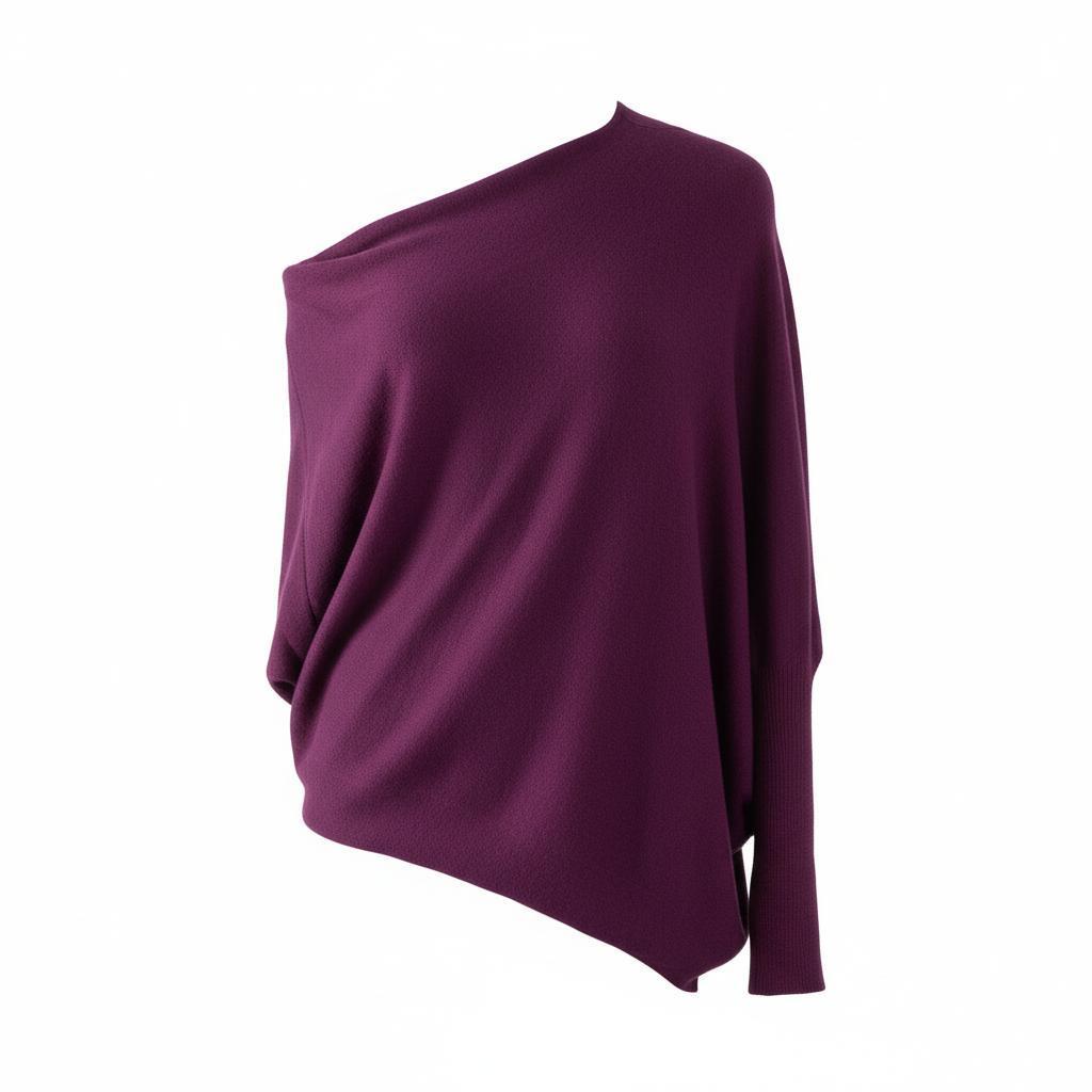 Arganate | Luźny sweter z kołnierzem typu swing