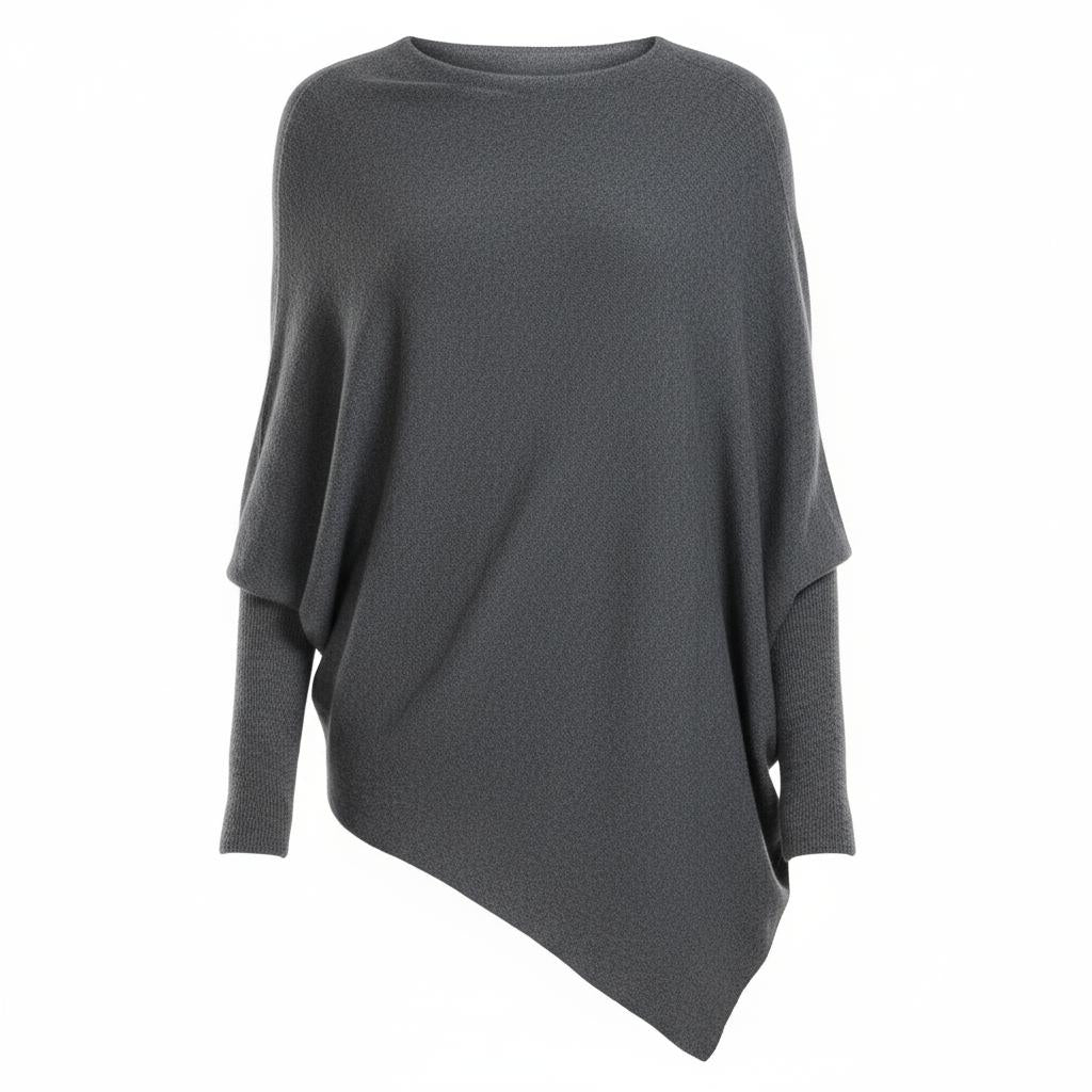 Arganate | Luźny sweter z kołnierzem typu swing