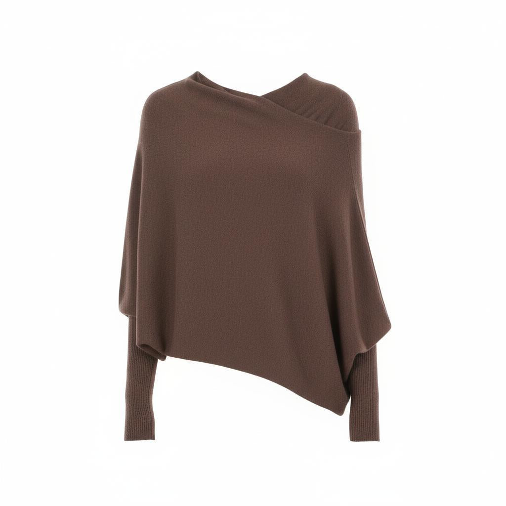 Arganate | Luźny sweter z kołnierzem typu swing