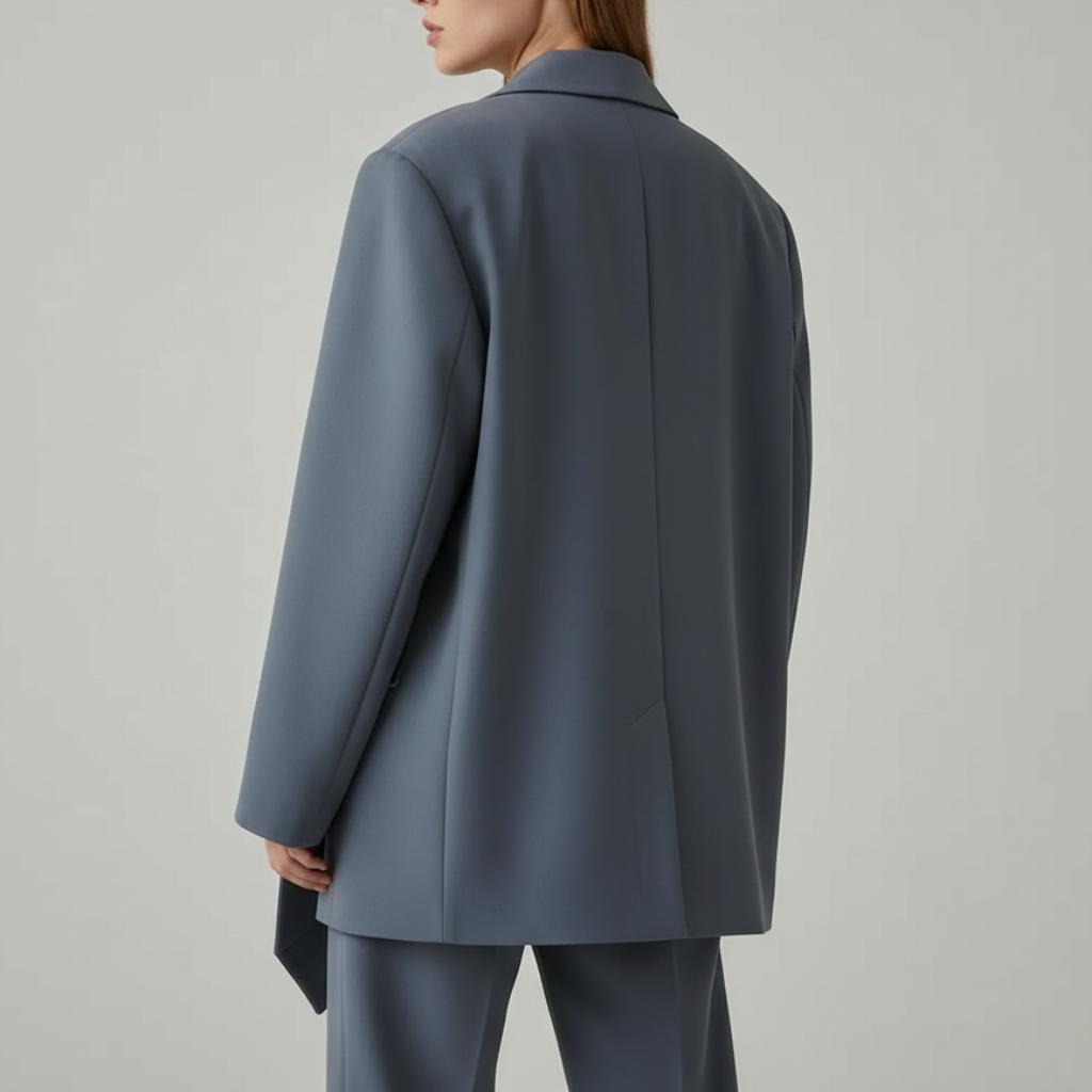 Arganate | Luźny trencz o eleganckim wykończeniu