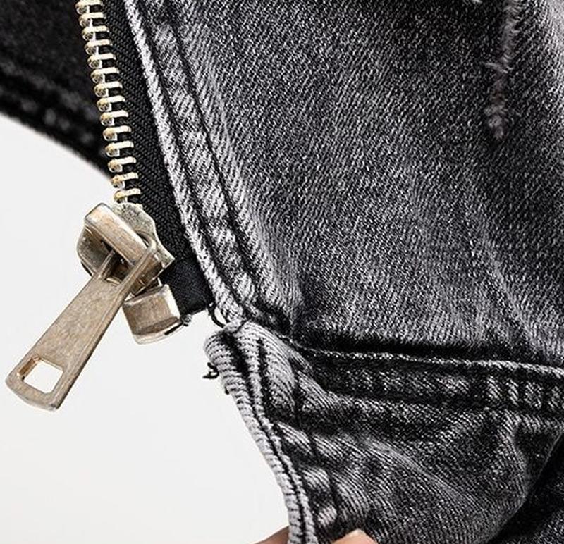 Arganate | Nowoczesna kamizelka jeansowa w kolorze ciemnoszarym