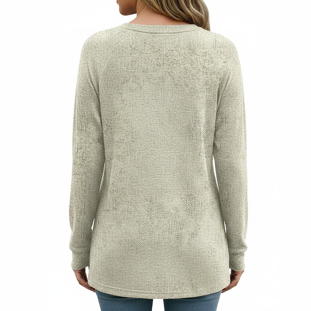 Arganate | Sweter z okrągłym dekoltem i nadrukiem zwierzęcym