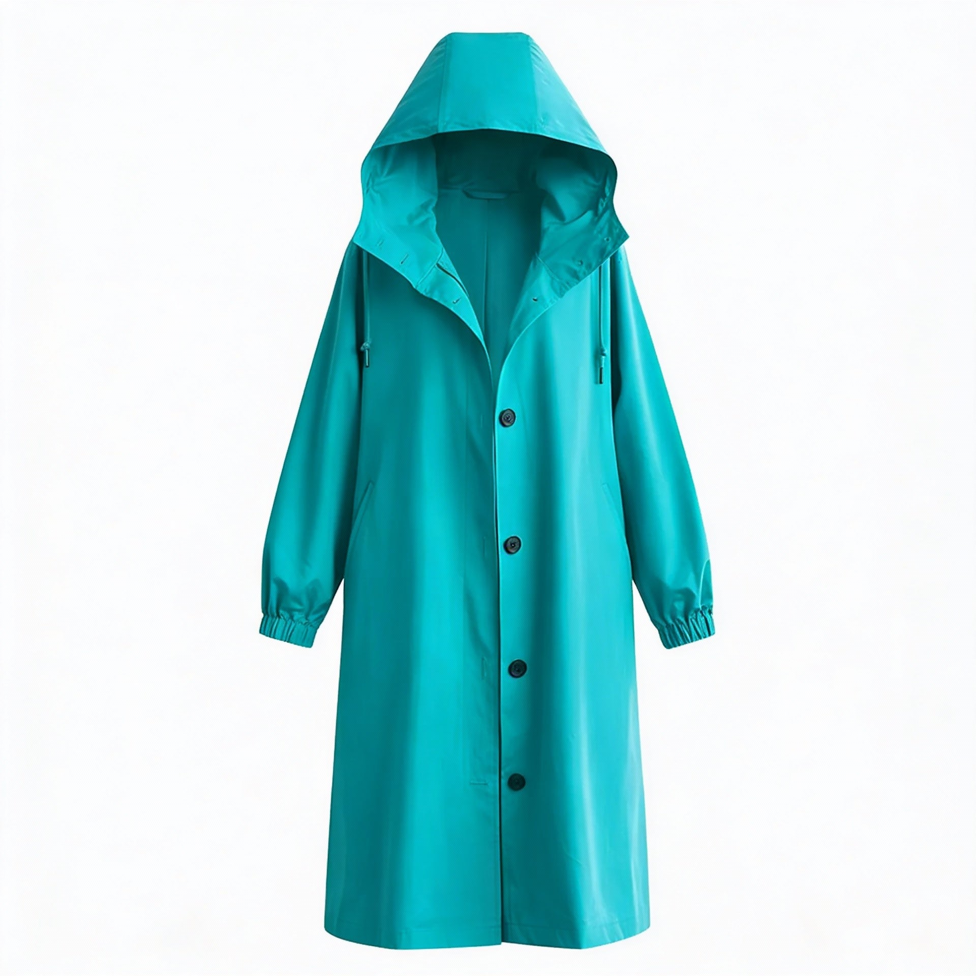 Płaszcz typu trencz z kapturem dla kobiet – stylowa, wodoodporna odzież wierzchnia