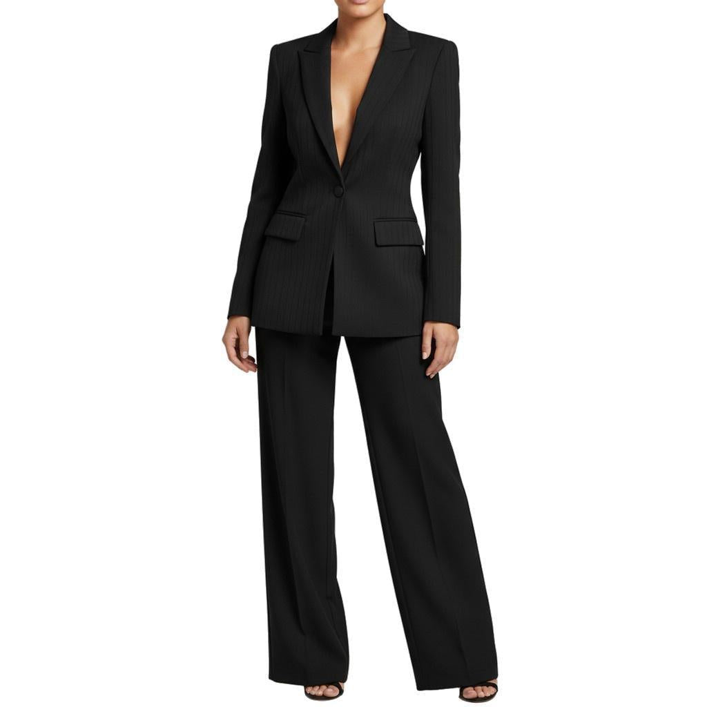 Rozalia – Elegancki zestaw: marynarka i spodnie, doskonały na formalne okazje